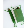  Crochet bookmark frog - unique 3D Kids reader gift. Funny & unique animal for all ages