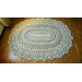 Crochet oval carpet MAY area nursery rug large rug