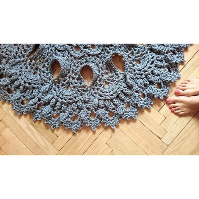 crochet rug	floor mat carpet	round floor lace	baby rug	throw rug	circle rug	poliester carpet	gray rug	bed side rug	lace rug	3D rug	cord rug	handmade 3D rug