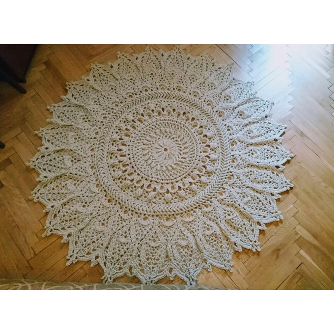 crochet rug	floor mat carpet	round floor lace	baby rug	throw rug	circle rug	poliester carpet	gray rug	bed side rug	lace rug	3D rug	cord rug	handmade 3D rug