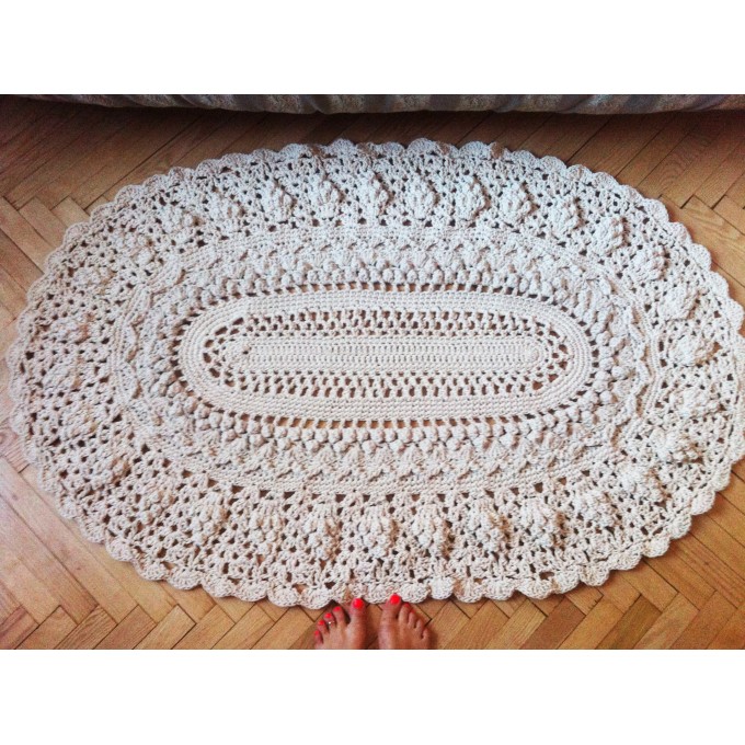 crochet rug	floor mat carpet	round floor lace	baby rug	throw rug	circle rug	poliester carpet	gray rug	bed side rug	lace rug	3D rug	cord rug	handmade 3D rug